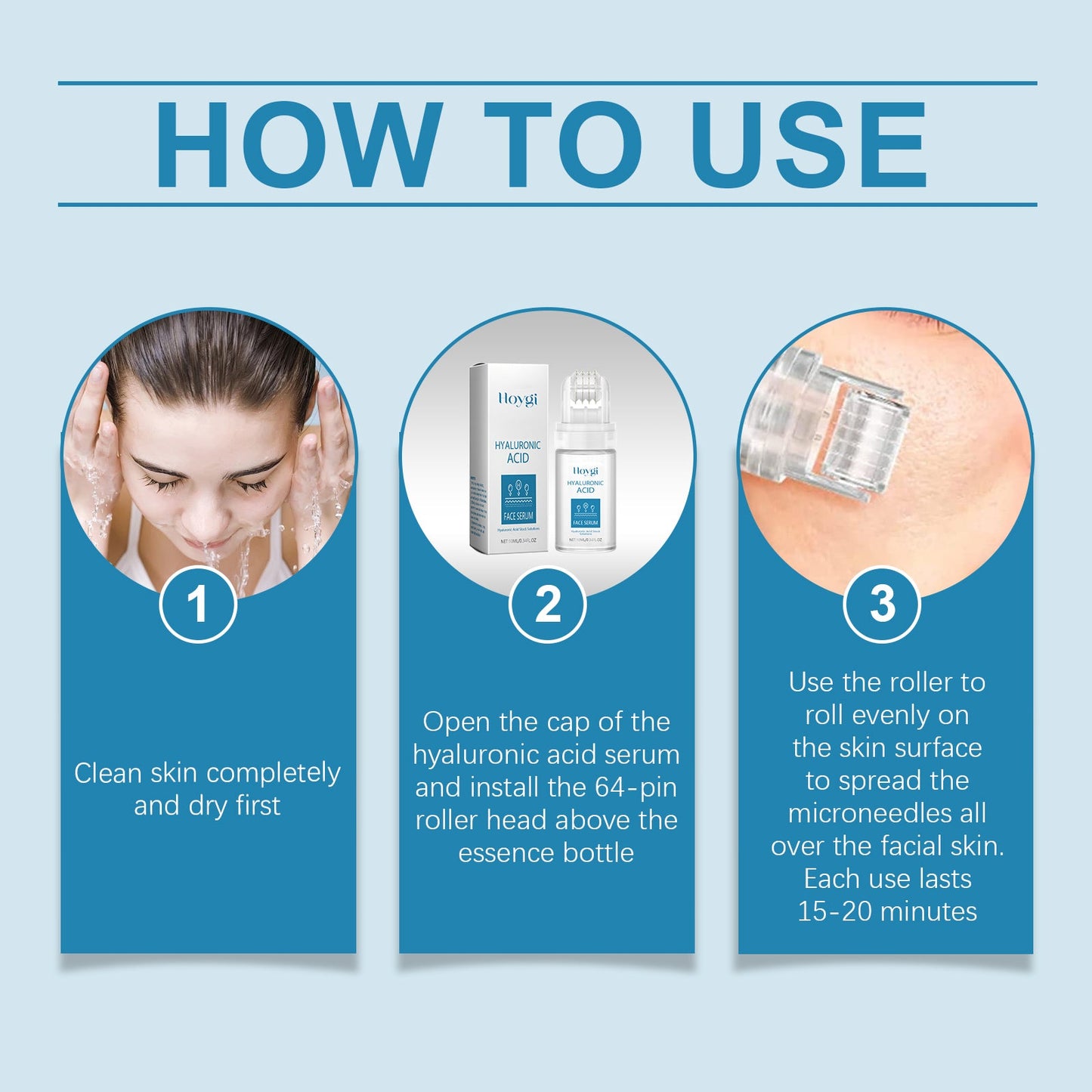 Hyaluronic Acid Face Serum for Skin Hydration Care