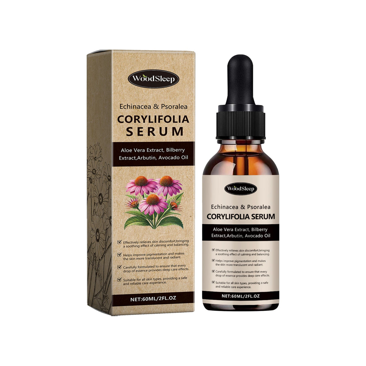 Echinacea Soothing Skin Serum for Hydrating Care