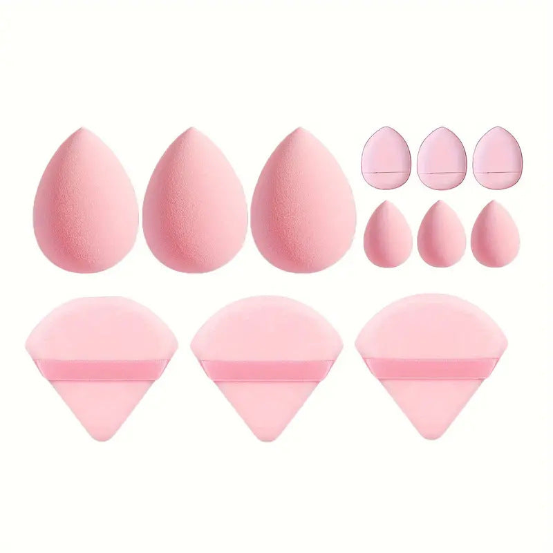 12Pcs Makeup Sponge Blender Set for Foundation Application