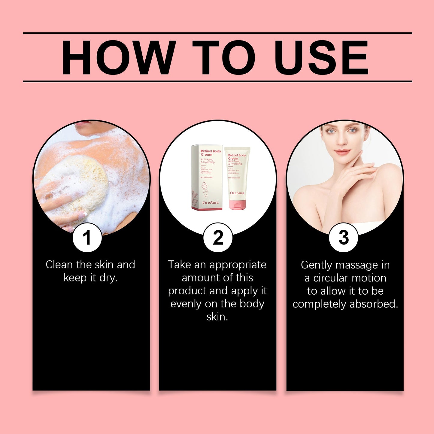 Retinol Firming Body Lotion for Hydrating Skin Care
