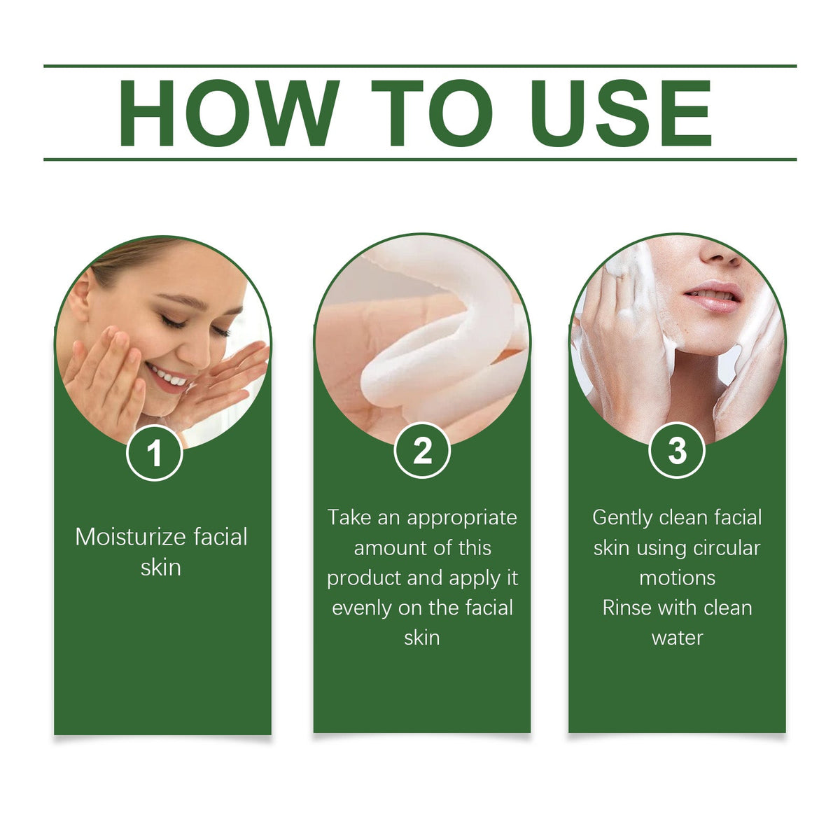 Charcoal Facial Cleanser for Oil Control and Moisture