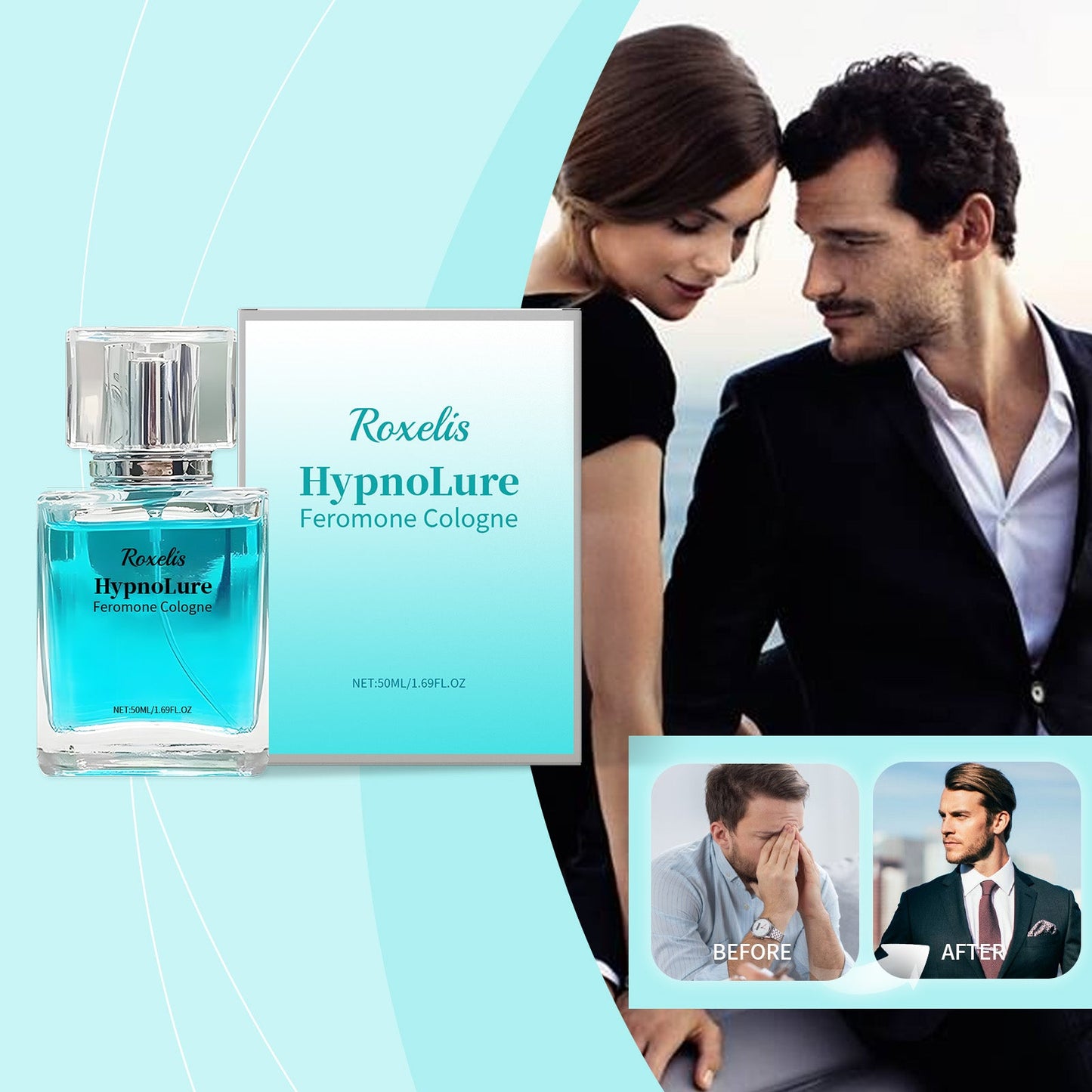 Classic Cologne with Fresh Natural Fragrance for Men