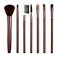 7-Piece Makeup Brush Set for Eyes and Face
