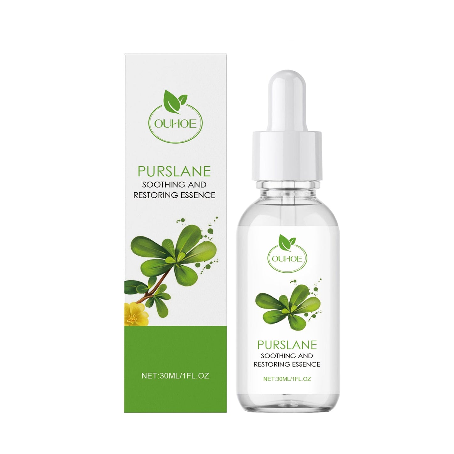 Purslane Soothing Repair Serum for Facial Hydration