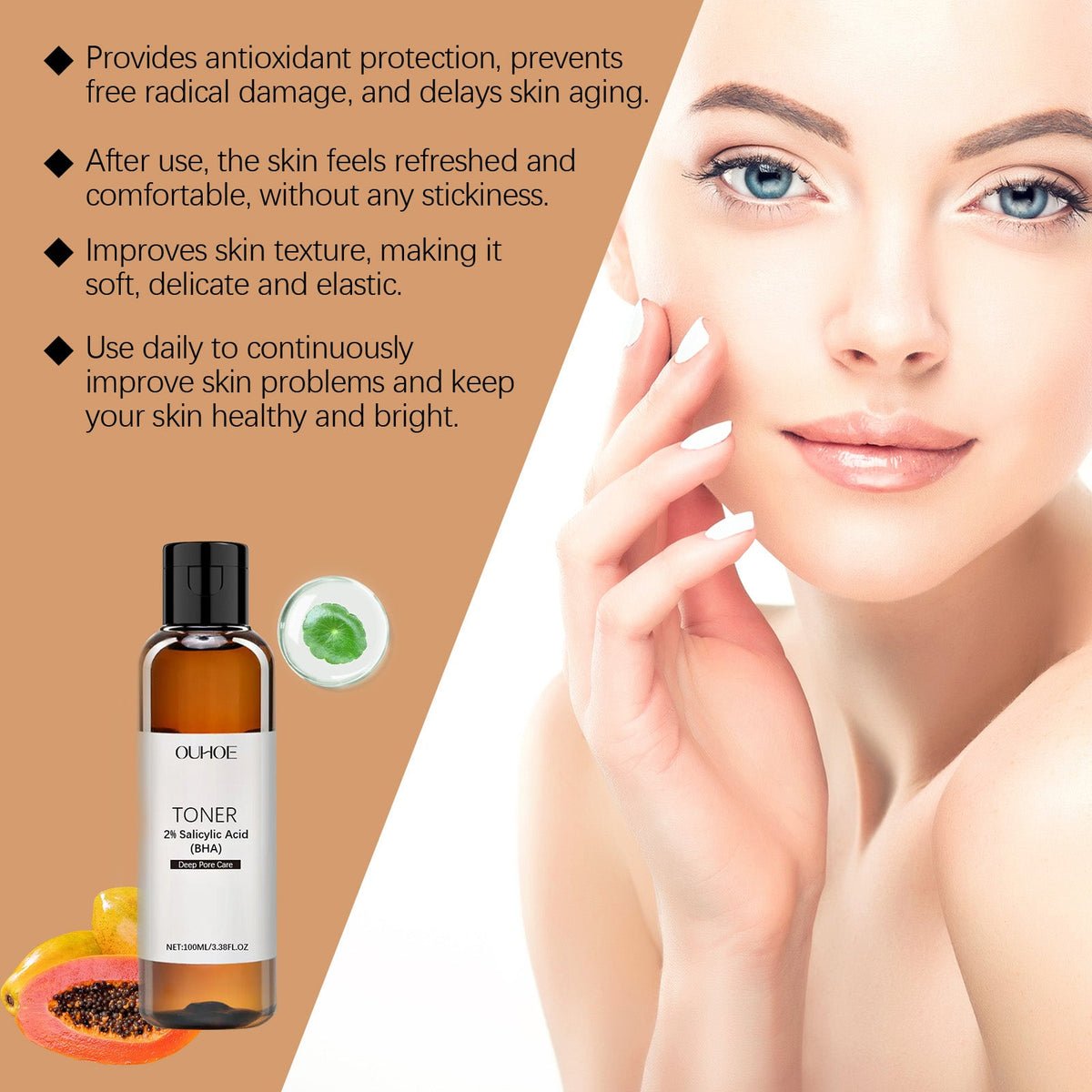Salicylic Acid Pore Care Toner for Hydrating Skin