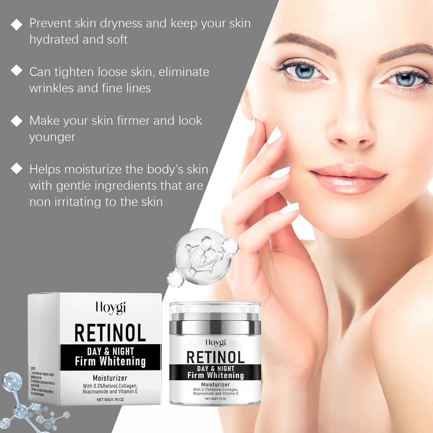 Pure Facial Moisturizer Cream for Nourishing Daily Skin Care