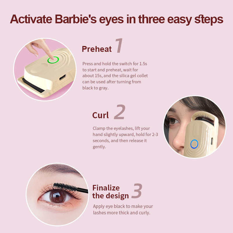Electric Eyelash Curler with Three Speed Temperature Settings