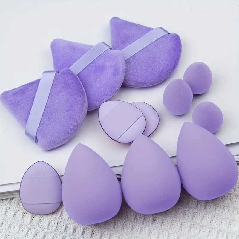 12Pcs Makeup Sponge Blender Set for Foundation Application