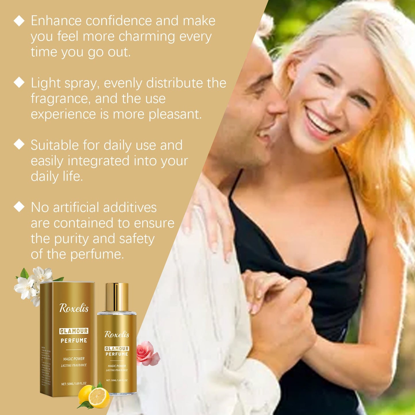 Charm Cologne with Fresh Light Elegant Fragrance
