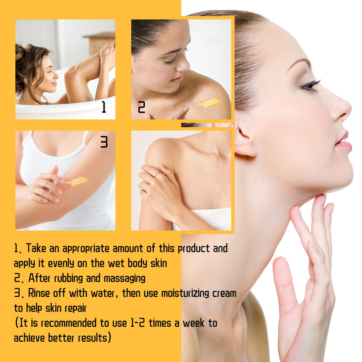 Turmeric Body Scrub for Exfoliating and Moisturizing Skin