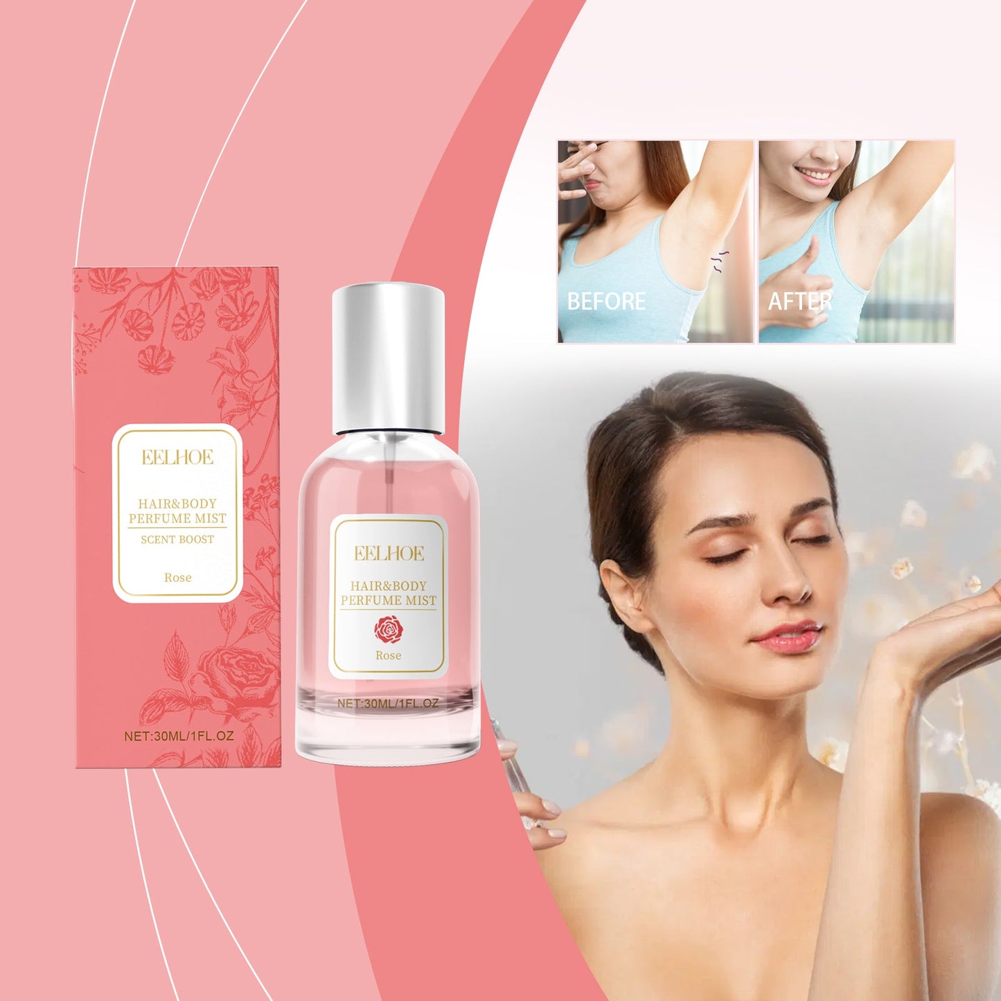 Rose Eau De Parfum Spray with Elegant Fragrance