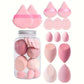 14Pcs Makeup Sponge Triangle Blender Puff Set