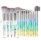 15Pcs Diamond Handle Makeup Brush Set for Beauty