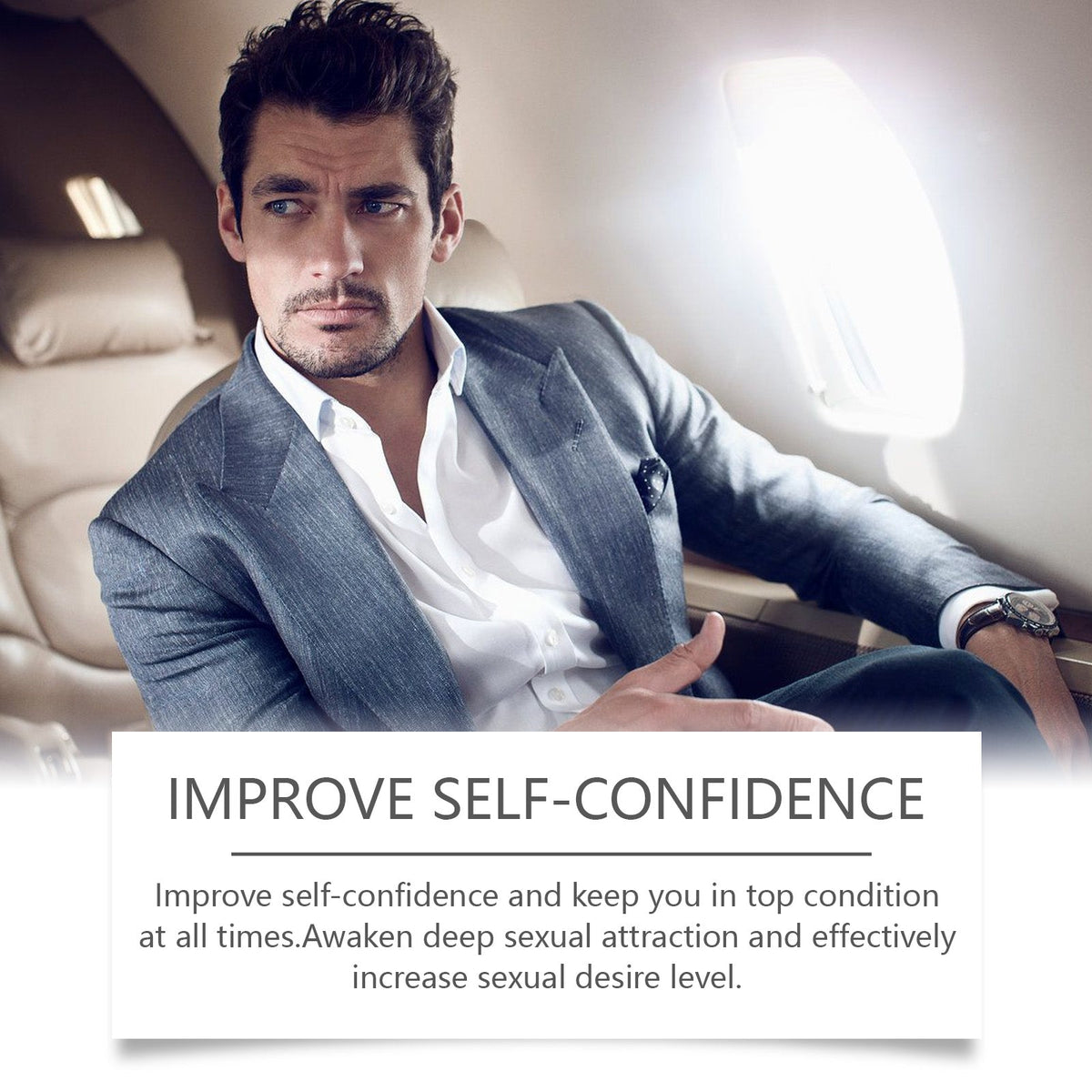 Strong Cologne Body Spray with Elegant Plant Extract Scent