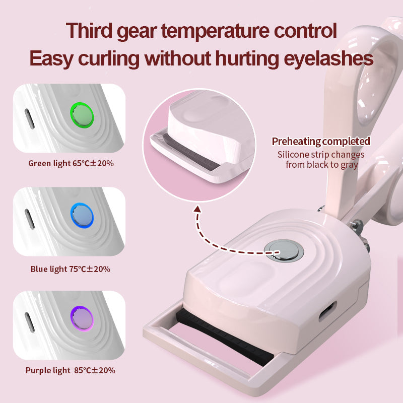 Electric Eyelash Curler with Three Speed Temperature Settings