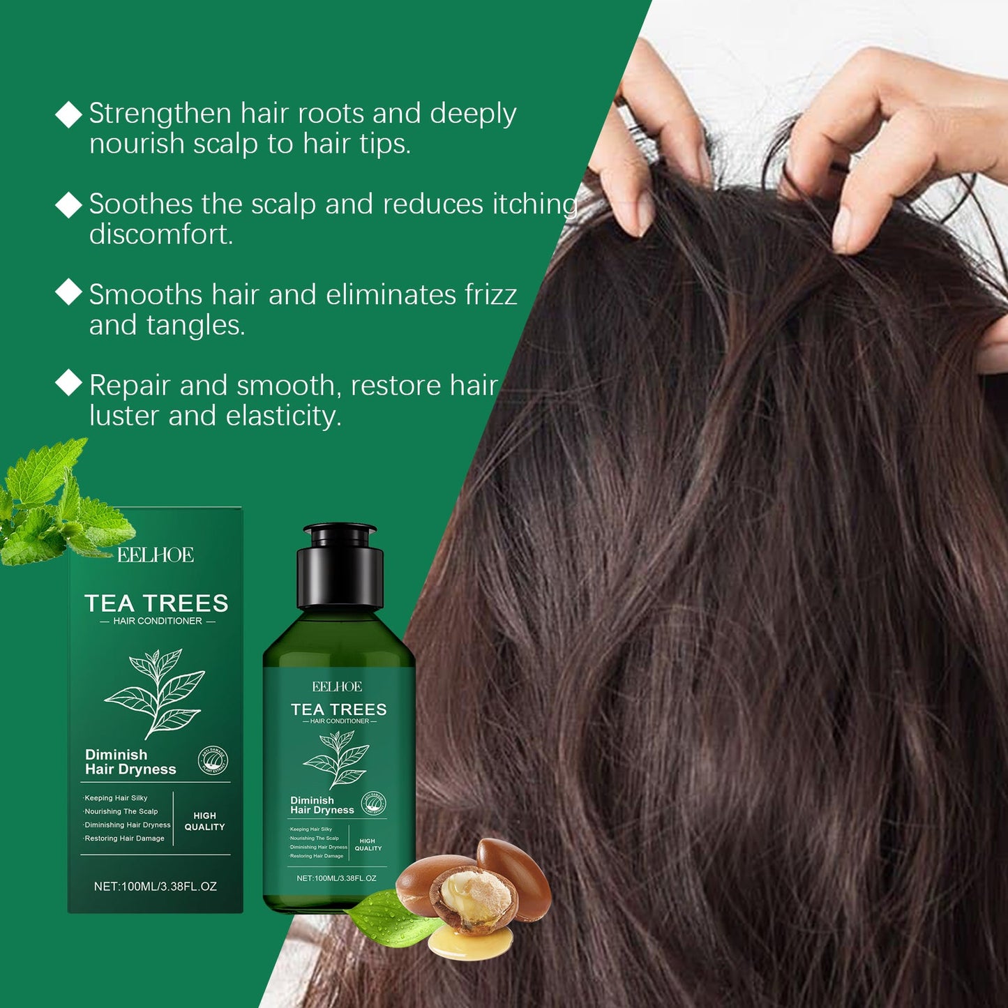 Tea Tree Conditioner for Moisturizing and Nourishing Hair Care