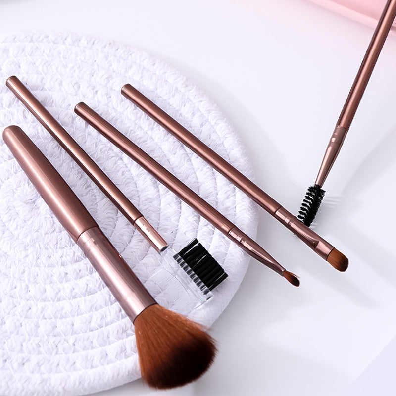7-Piece Makeup Brush Set for Eyes and Face