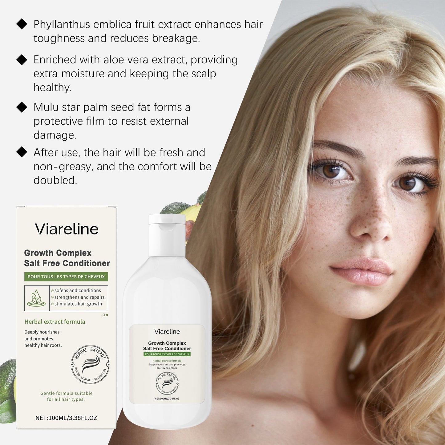 Herbal Nourishing Conditioner for Smooth and Frizz-Free Hair