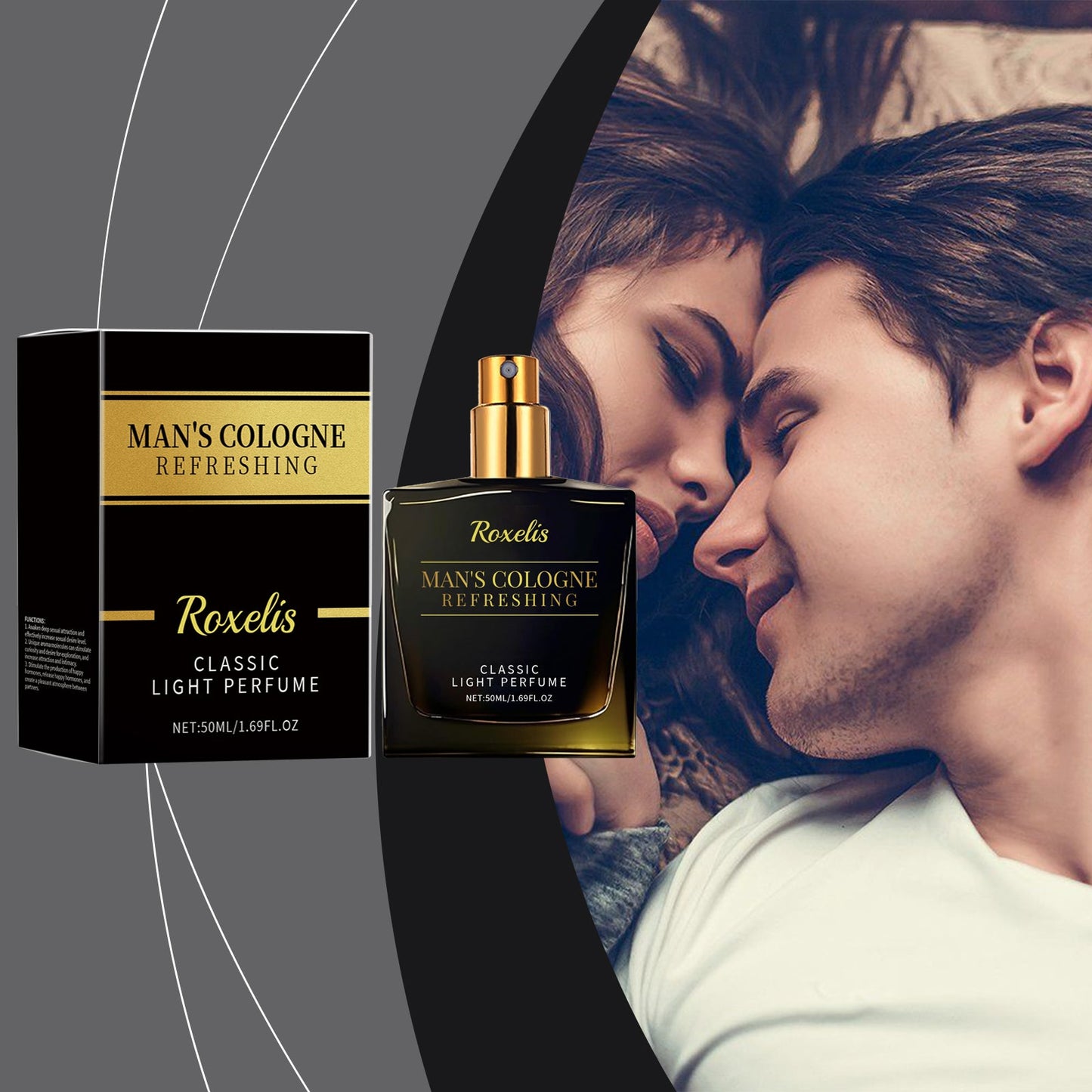 Men’s Rich Cologne with Niche Fragrance Scent