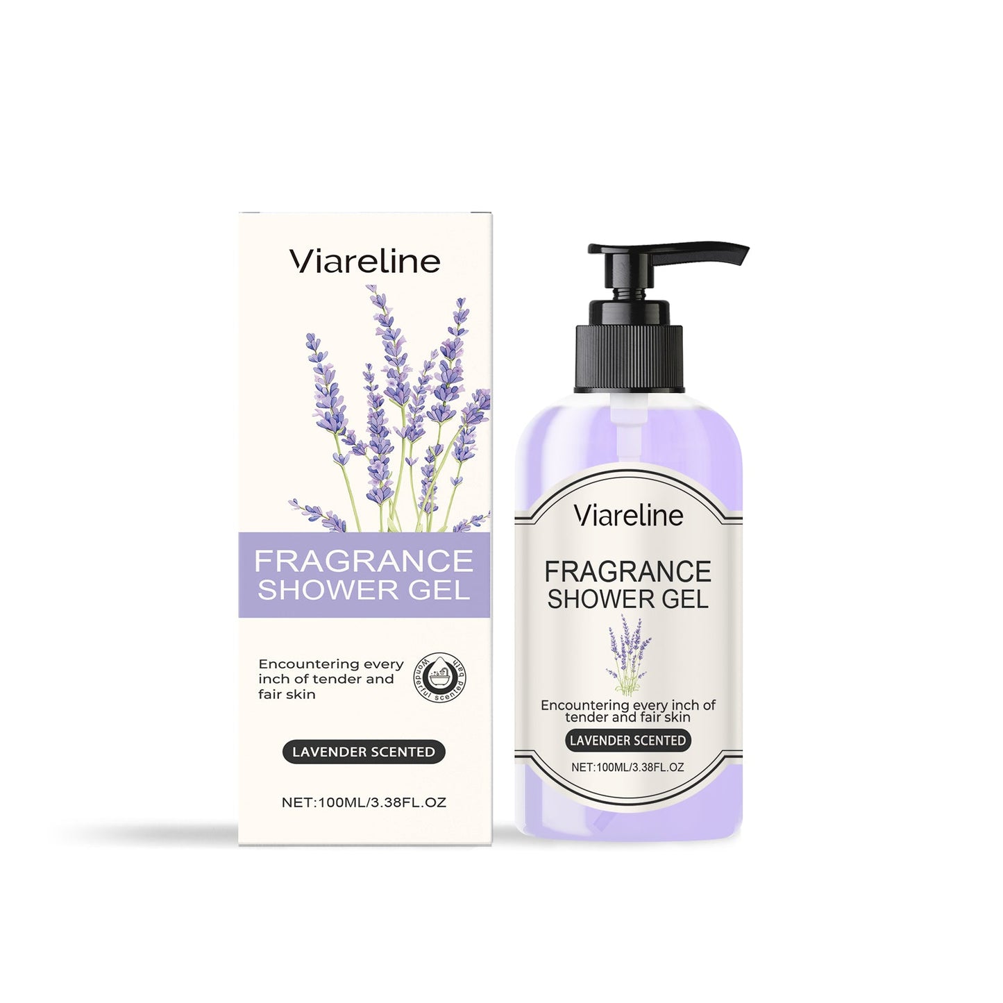 Lavender Fragrance Shower Gel for Moisturizing Body Care