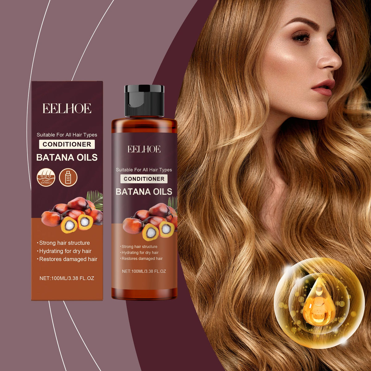 Batana Conditioner for Hydrating and Smoothing Hair Care