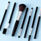 7-Piece Makeup Brush Set for Eyes and Face