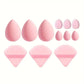 12Pcs Makeup Sponge Blender Set for Foundation Application