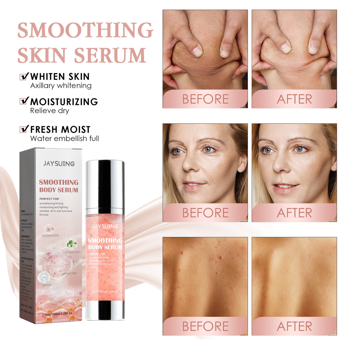 Smoothing Body Serum for Hydrating Skin Care