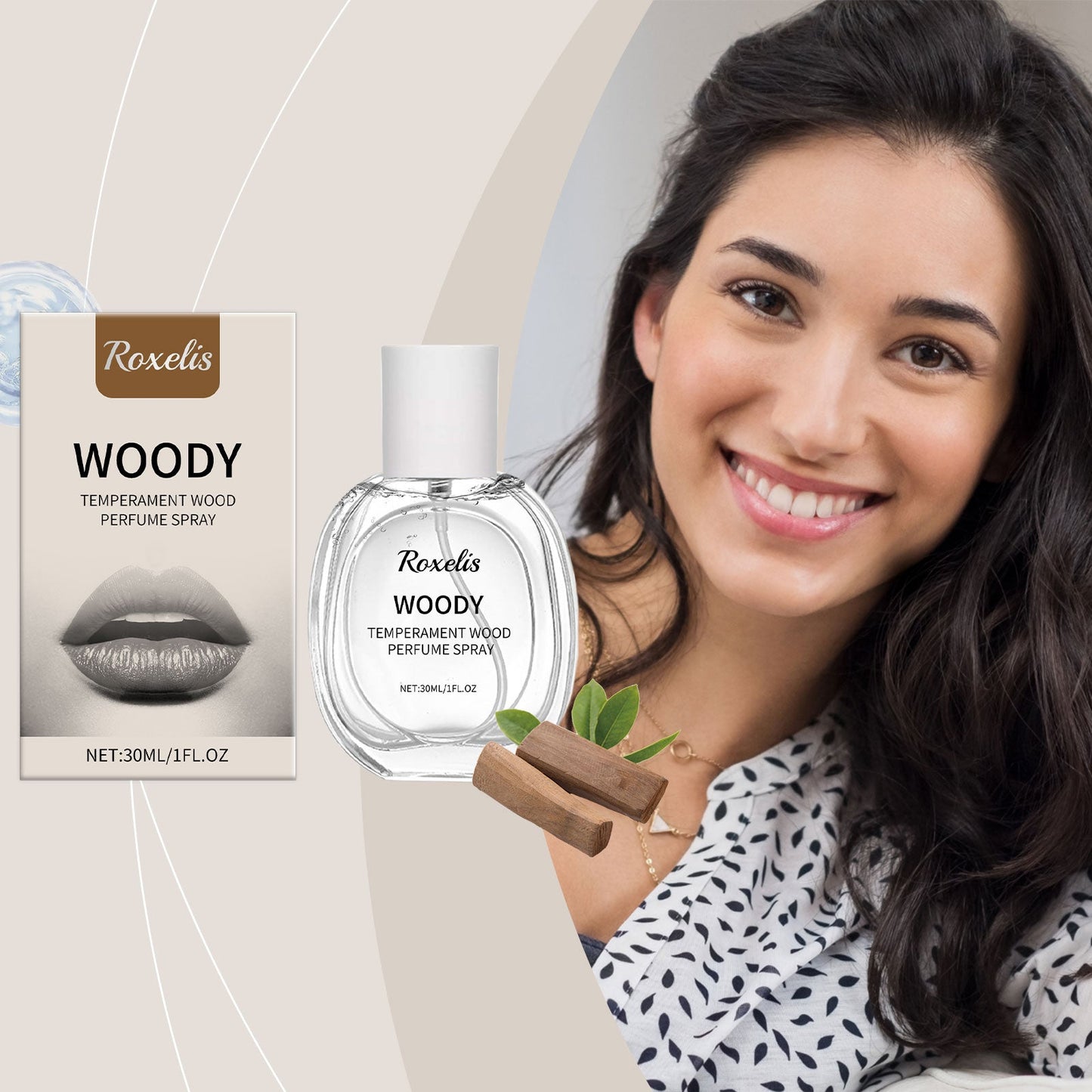 Wood Fragrance Eau De Toilette with Fresh Oriental Scent
