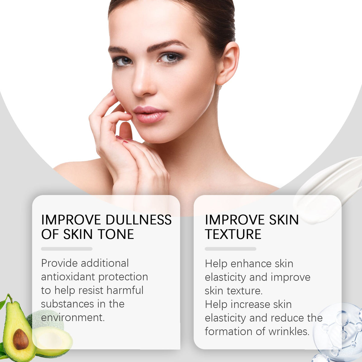 Collagen Facial Moisturizer Cream for Hydrating Skin Care