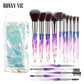 15Pcs Diamond Handle Makeup Brush Set for Beauty