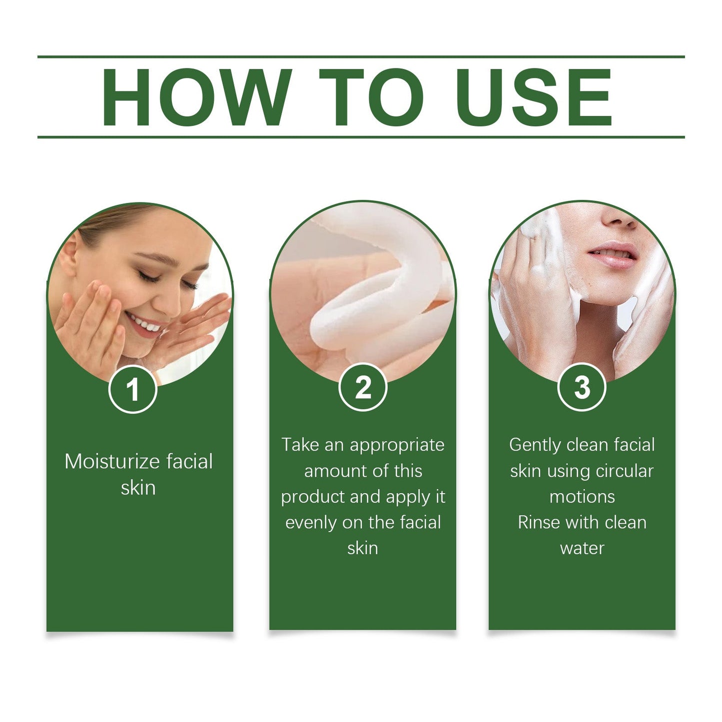 Charcoal Facial Cleanser for Oil Control and Moisture