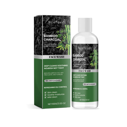 Charcoal Facial Cleanser for Oil Control and Moisture
