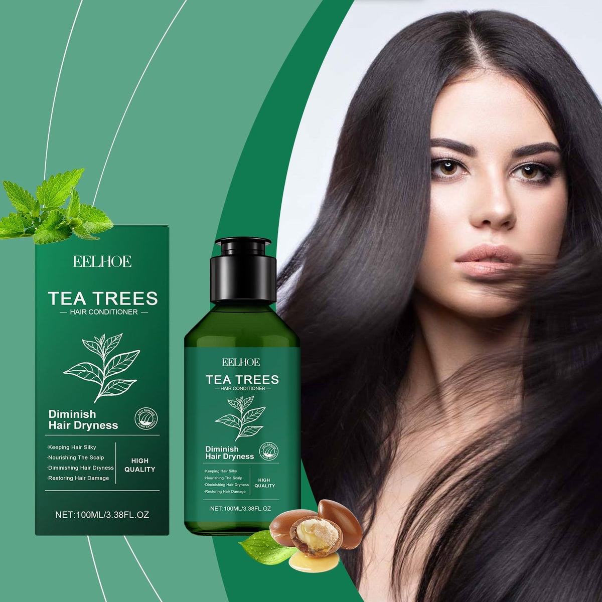 Tea Tree Conditioner for Moisturizing and Nourishing Hair Care