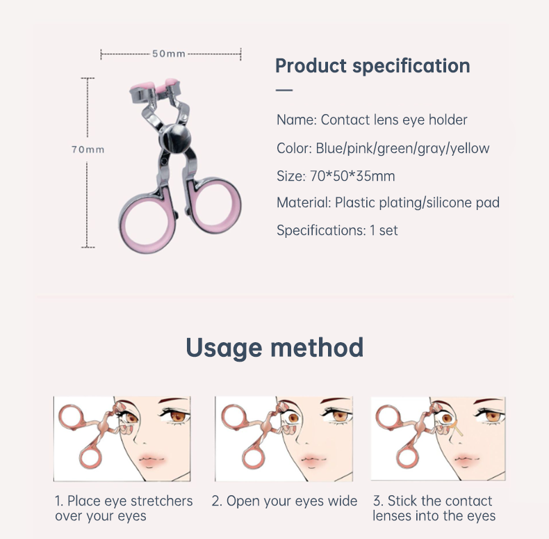 Contact Lens Inserter Remover Tool with Soft Tip