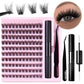 DIY Eyelash Extension Kit with Bond Seal and Tweezers