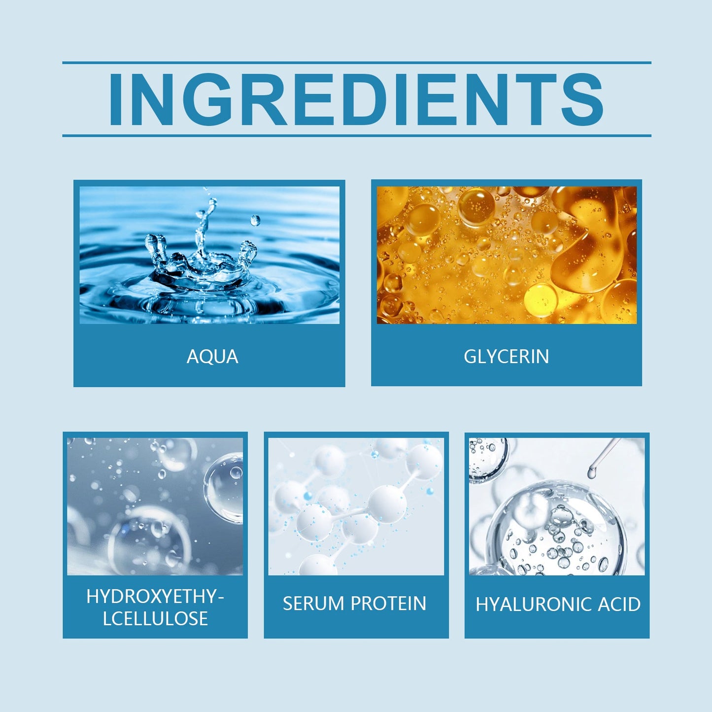 Hyaluronic Acid Face Serum for Skin Hydration Care