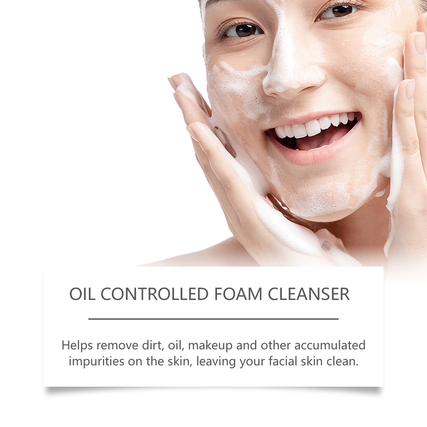 Charcoal Facial Cleanser for Oil Control and Moisture