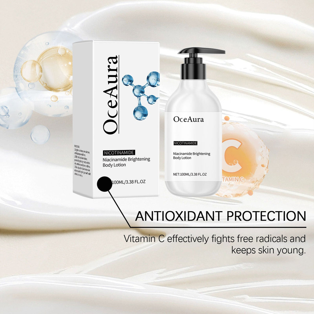 Niacinamide Body Lotion for Gentle Hydrating Skin Care