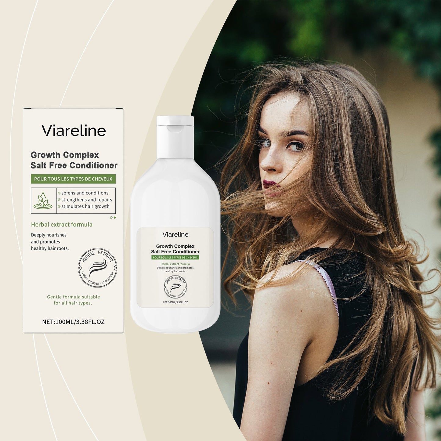 Herbal Nourishing Conditioner for Smooth and Frizz-Free Hair