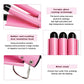 Triple Barrel Ceramic Hair Curler with LED Display