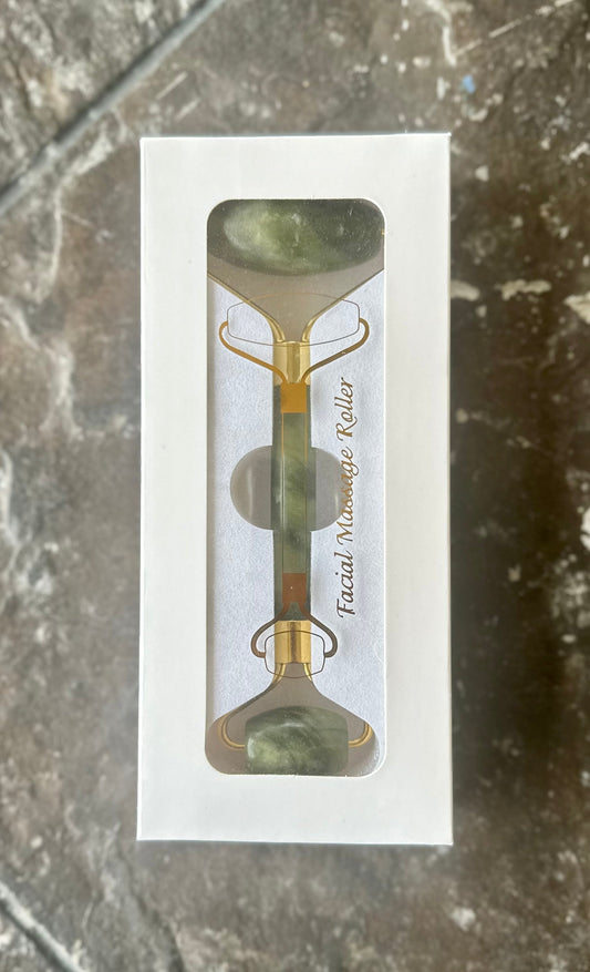 Natural Jade Facial Roller for Skin Massage Care