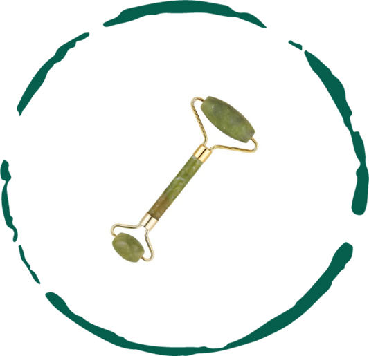 Natural Jade Facial Roller for Skin Massage Care