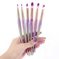 Mermaid Makeup Brush Set for Face and Eyes