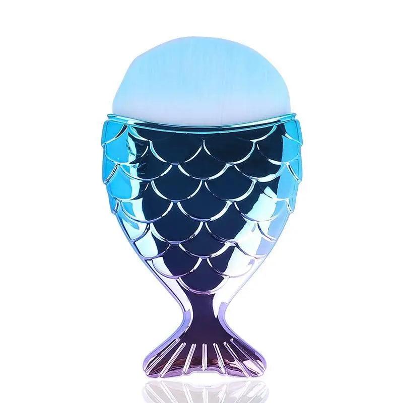 Mermaid Makeup Brush Set for Face and Eyes