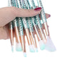 Mermaid Makeup Brush Set for Face and Eyes